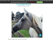 Tablet Screenshot of pension-fuerstenhof.de